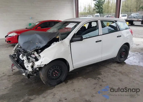 2003 Toyota Matrix Standard z USA, uszkodzony, nr VIN 2T1KR32E03C026956